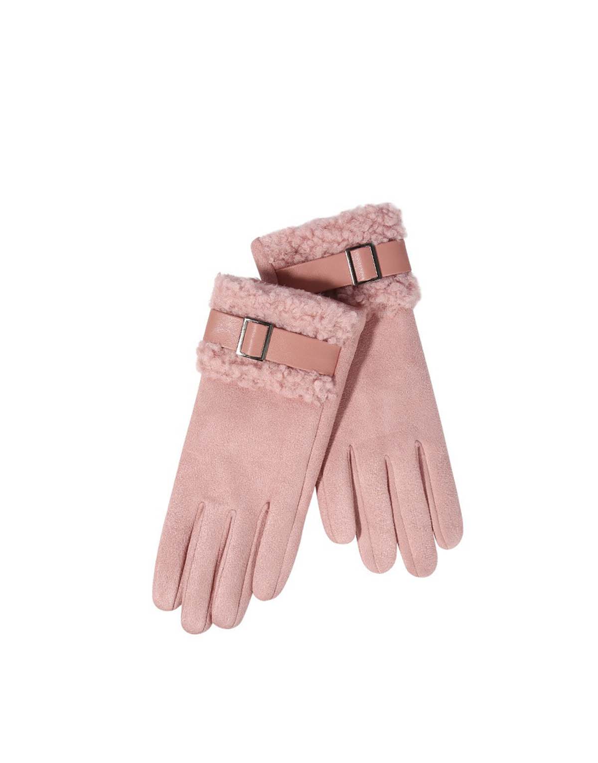Women's suede gloves-g10